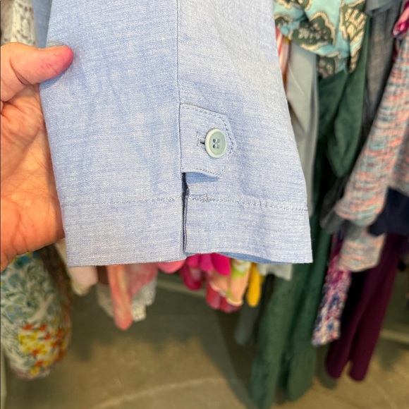 Talbots Blue Crop Pants - Picture 7 of 7